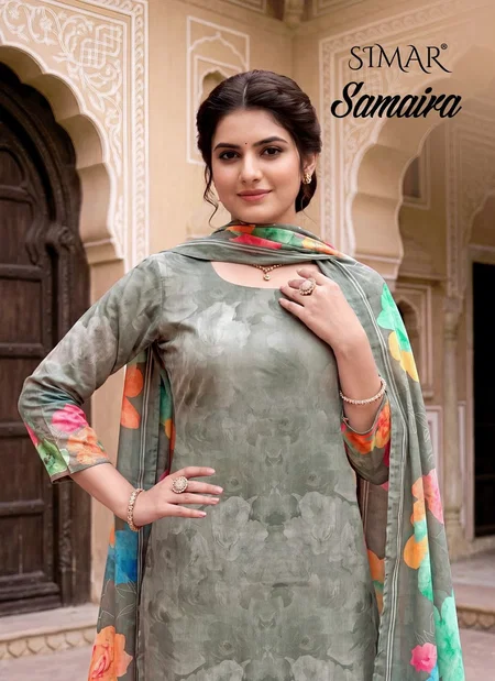 Samaira By Glossy Muslin Digital Printed Salwar Kameez